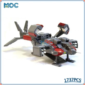 Серия Военных Самолетов WW2 Dropship Мини Масштабная Модель Истребителя Moc Строительные Блоки Космические Кирпичи Игрушки Подарки