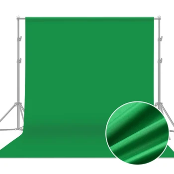 RU 3*3 м / 2*3 м / 1,8*2,7 м Зеленый Экранный Фон Для Студийной фотосъемки, Фон из Моющейся Полиэфирно-Хлопчатобумажной Ткани для портретной съемки