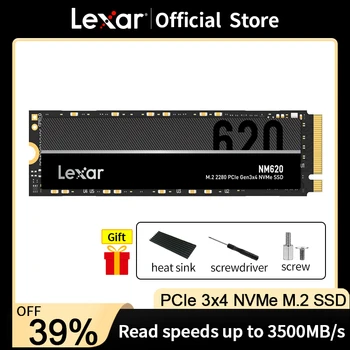 Lexar NM620 SSD M.2 Жесткий Диск NVME 256 ГБ 512 гб 1 ТБ M2 2280 PCIe 3,0 Внутренний Твердотельный Накопитель Новый SSD жесткий диск для Портативных ПК