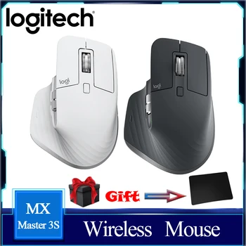 Logitech MX MASTER 3S Беспроводная мышь 2,4 ГГц, DPI 8000 Лазерная Беспроводная игровая офисная мышь Bluetooth для портативных ПК с Windows 7/8
