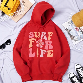 Одежда с принтом Surf For The Life, Удобный дизайнерский спортивный костюм, простота, качественная одежда, толстовки с модной графикой 
Мужская