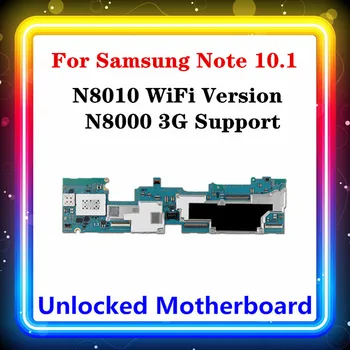 100% Оригинальный Mainbaord Для Samsung Galaxy Note 10.1 N8000 N8010 N8013 С Полноценной Материнской Платой Android OS Logic Baords