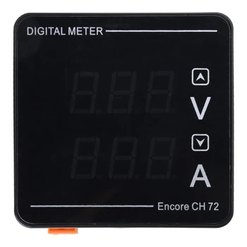 Цифровой измеритель напряжения Тока Панель Вольтметр Амперметр светодиодный дисплей для домашнего хозяйства