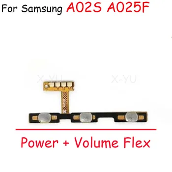 Для Samsung Galaxy A02S A03S A03 Core A04 Переключатель включения выключения питания боковая кнопка регулировки громкости Гибкий кабель