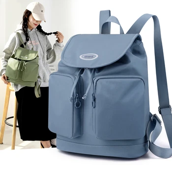 Нейлоновый женский рюкзак с несколькими карманами, школьная сумка для девочек, рюкзаки для путешествий на открытом воздухе, студенческие сумки для книг Mochila