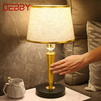 Современная Настольная Лампа DEBBY LED С Сенсорным Затемнением Creative Crystal Decor Модные Настольные Лампы для Дома, Гостиной, Спальни