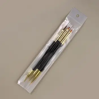 3 шт. высококачественных УФ-гелевых кистей, инструментов для рисования, портативной профессиональной ручки для ногтей