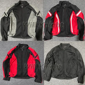 Willbros, мужская мотоциклетная летняя куртка для верховой езды без подкладки, дышащая сетчатая куртка для верховой езды