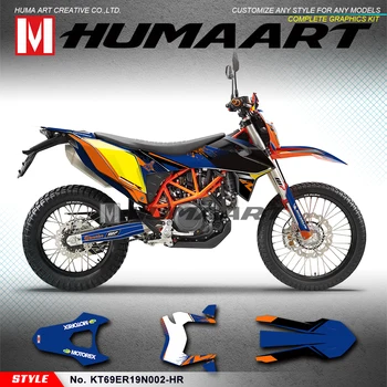 Наклейки HUMAART Dirt Bike Виниловые наклейки для автомобиля 690 SMC Enduro R 2019 2020 2021, настраиваемые