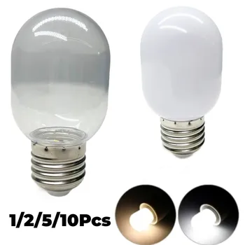 Лампочки E27/B22 LED Mini Lamp Заменяют Кабинетные светильники 110V 220V 2W Лампочка эффективности, Торговое освещение для дома Холодный белый Теплый белый