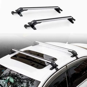 Серебристая перекладина подходит для Lexus ES XV40 2007-2012 Багажник, багажник на крыше, Запираемый 2шт