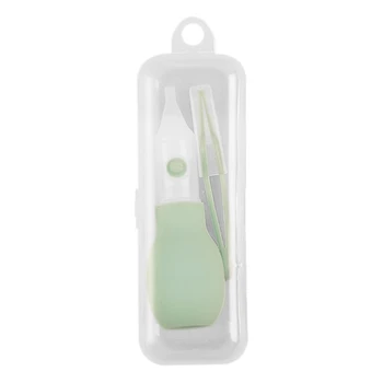 N80C Силиконовый очиститель для носа для младенцев Вакуумный отсос для детей при Ревматических насморках, Аспиратор для носа для новорожденных, Вакуумная присоска
