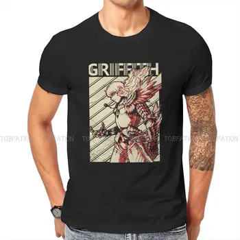 Специальная футболка Griffith в стиле ретро Berserk Guts Behelit Manga для отдыха, полиэстеровая футболка, хит продаж, товары для взрослых