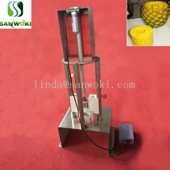 электрическая машина для удаления кожуры ананаса из нержавеющей стали ananas peeler and corer machine с машиной для резки головки ананаса