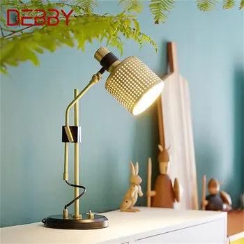Настольная лампа DEBBY Postmodern Простой креативный дизайн Светодиодная настольная лампа с регулируемым углом наклона для домашнего декора спальни гостиной