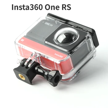 Используется для Insta360 One RS Панорамный водонепроницаемый чехол с двумя объективами, рамка для дайвинга, подводный защитный чехол, чехол для камеры
