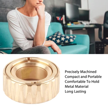 Вращающееся портативное металлическое магнитное кольцо-непоседа для взрослых, облегчающее беспокойство, для расслабления, игрушка-непоседа-кольцо