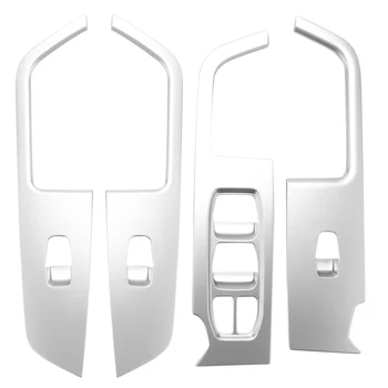 Для Hyundai Ix25 Creta Хромированный внутренний дверной подлокотник, оконный выключатель, Украшение крышки панели управления, Автоаксессуары 2015-2019