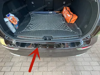 Автомобильный стайлинг для Volvo XC60 2018 2019 2020 2021, Протектор заднего бампера, Накладка на порог, Задняя защита багажника, Накладка протектора