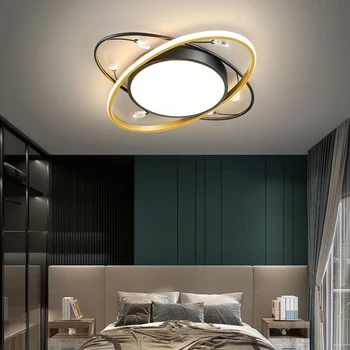 Современная светодиодная потолочная лампа для гостиной, внутреннее освещение, потолочные светильники для домашнего декора спальни, украшение комнаты в скандинавском стиле, новинка