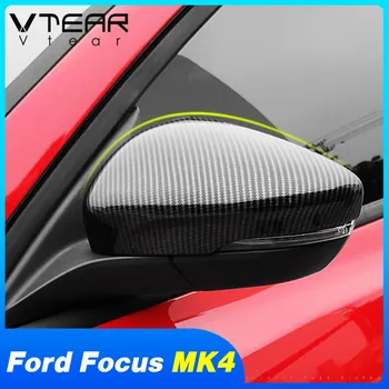 Vtear Для Ford Focus MK4 st line крышка корпуса зеркала заднего вида, крышка заднего вида, аксессуары для внешней отделки, часть 2019 2020 2021 гг.