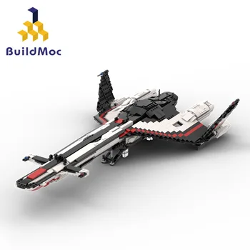 Mass Effect Fighter SR-1 Звездолет Андромеда Набор Строительных блоков BuildMoc Normandy Tempest Модель космического корабля Игрушки для детей в подарок
