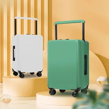 2023 Новый чемодан на колесиках с паролем, Широкая рулевая тяга USB, легкий багажный ПК, водонепроницаемая дорожная сумка для багажа большой емкости