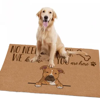 Нескользящий моющийся коврик с рисунком собаки, коврик для гостиной, подстилающий ковер, ковер для пола в помещении, впитывающий воду, коврик, дверной коврик, Прямая поставка