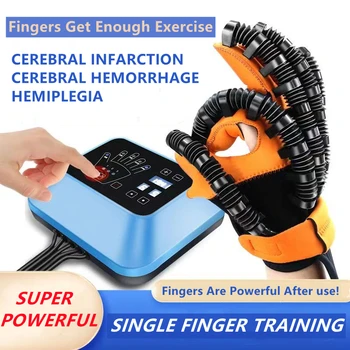 Мощный тренажер для восстановления после инсульта при гемиплегии, тренажер для реабилитации пальцев, робот-перчатки для рук, физиотерапевтическое устройство для реабилитации