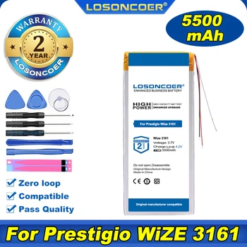 100% Оригинальный LOSONCOER Для Prestigio Wize 3161 3G Литий-Полимерный Сменный Аккумулятор Планшетного ПК С 3 Проводами Бесплатные Инструменты