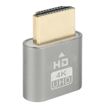HDMI-совместимый эмулятор 4K DDC EDID Dummy Plug с виртуальным дисплеем до 3840x2160