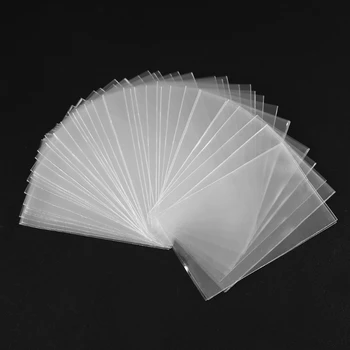 Прозрачные карточки 66x91 мм для торговых карточек TCG и настольных игр с карточками стандартного размера, без кислоты, 100 шт./компл.