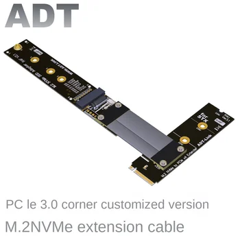 Пользовательский удлинитель твердотельного накопителя M.2 NVMe SSD на 90 градусов с поддержкой PCI-E 3.0 x4 Full Speed ADT