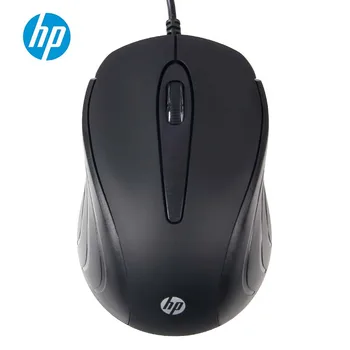 Проводная мышь HP S300 с оптическим USB разрешением 1000 точек на дюйм, 3-кнопочный ноутбук для ПК, офисная проводная мышь - черный