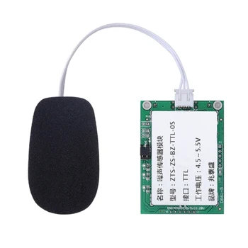 Модуль обнаружения Децибел шума промышленного класса Звуковой Датчик Измеритель уровня звука Измерение звука TTL5V/RS485 5V Прочный R7UA