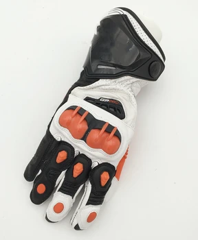 Новые оранжевые кожаные перчатки GP для мотокросса, перчатки для шоссейной езды