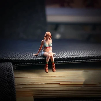 1 шт. Сексуальная девушка в масштабе 1/64, женская фигура, Модель, Аксессуары для сцены, Кукла, Игрушка, Украшение своими руками