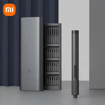 Набор электрических Прецизионных отверток Xiaomi Mijia с регулируемым крутящим моментом на 2 передачи 400 + Винт Type-C, Перезаряжаемый Магнитный ящик для хранения