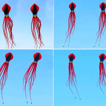 бесплатная доставка 27-метровые большие мягкие воздушные змеи flying octopus kites power kite для взрослых 3d кайт завод parafoil walk in sky вэйфан кайт